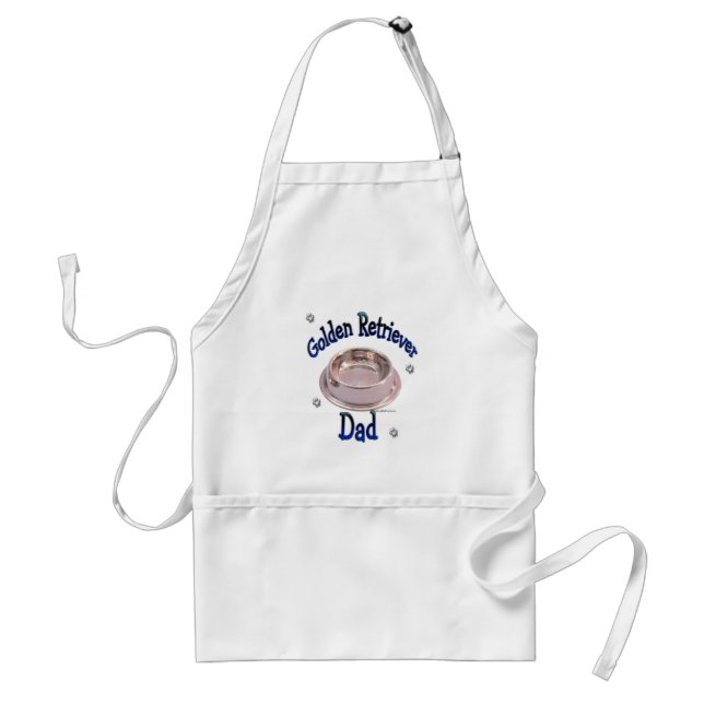 Golden Retriever Pappa Apron Förkläde (Framsidan)