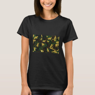 Golden Retriever Pappa I Camouflage I Hundar T Shirt