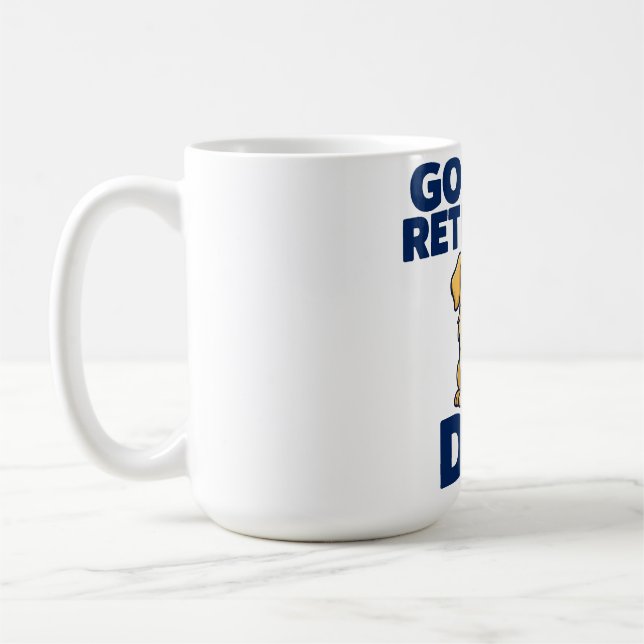 Golden Retriever Pappa Mugg (Vänster)