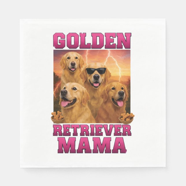 Golden Retriever   Pappersservett (Framsidan)