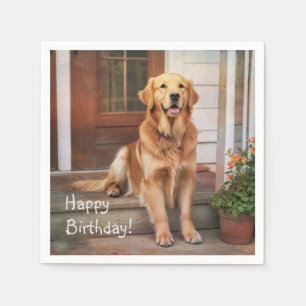 Golden Retriever Pappersservett
