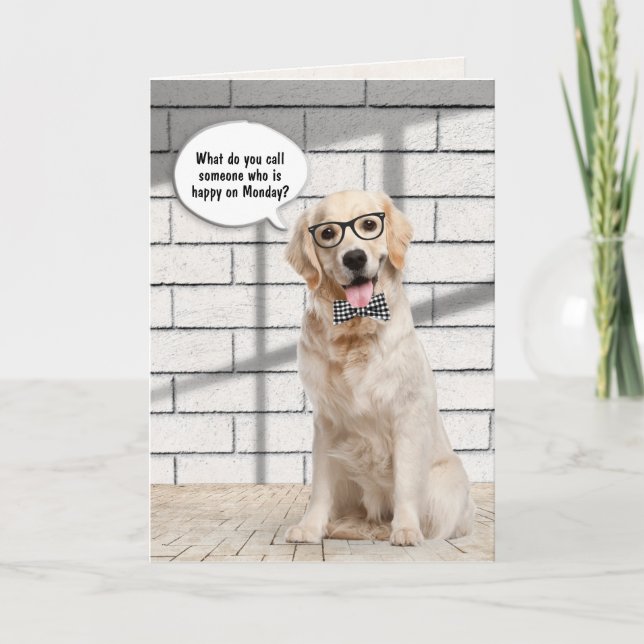 Golden Retriever Pension Kort (Framsida)