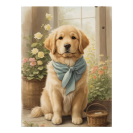 Golden Retriever Perfect Poster