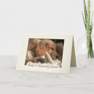 Golden Retriever Pet Hund Peace-julkort Helgkort