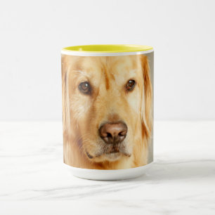 Golden Retriever Porträtt Mugg