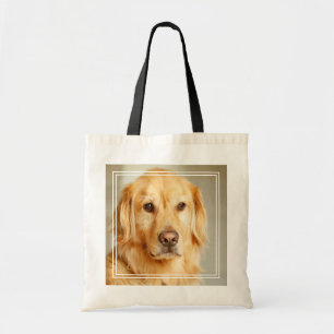 Golden Retriever Porträtt Tygkasse