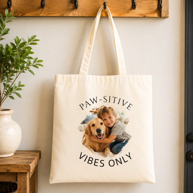 Golden Retriever Positiva vibrationer endast hund  Tygkasse (Skapare uppladdad)