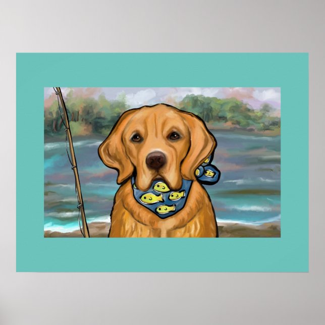 Golden Retriever Poster (Framsidan)