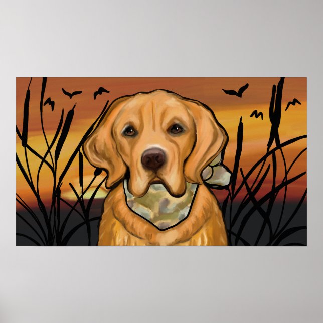 Golden Retriever Poster (Framsidan)