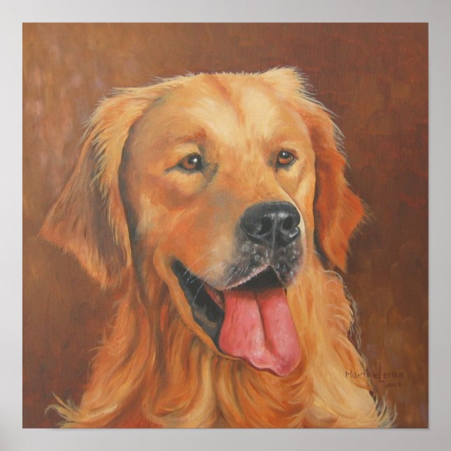 Golden Retriever Poster (Framsidan)