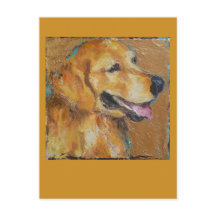 Golden Retriever-postkort