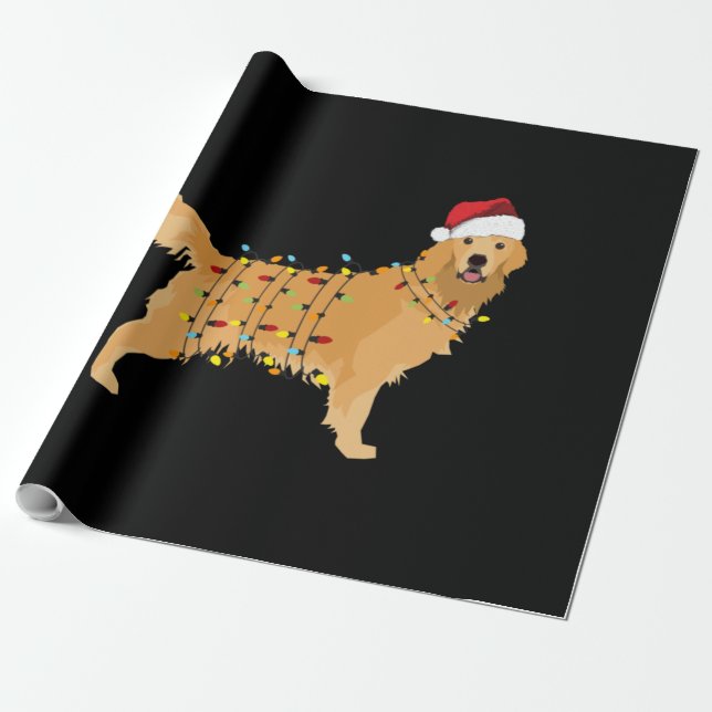 Golden Retriever Presentpapper (Utrullad)