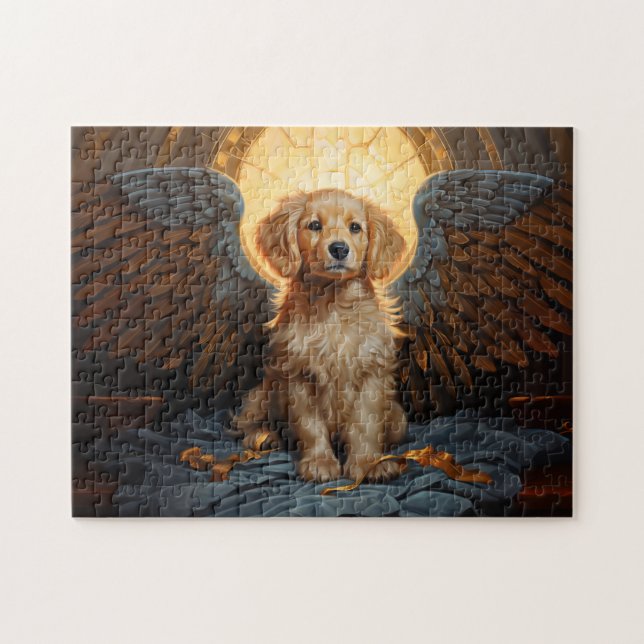 Golden Retriever puppy Angel Pussel (Horisontell)