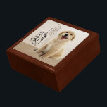 Golden Retriever Puppy Gift Box Minnesask<br><div class="desc">en söt guldfärgad Retriever Puppy</div>