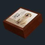 Golden Retriever Puppy Gift Box Minnesask<br><div class="desc">en söt guldfärgad Retriever Puppy</div>