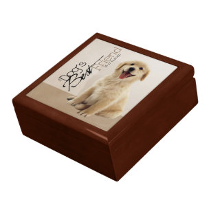 Golden Retriever Puppy Gift Box Minnesask