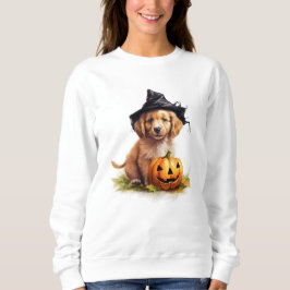 Golden Retriever Puppy Halloween Sweatshirt T Shirt