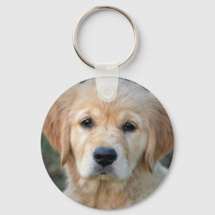 Golden Retriever Puppy Nyckelring