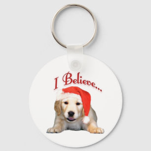 Golden Retriever Puppy, tror jag Nyckelring