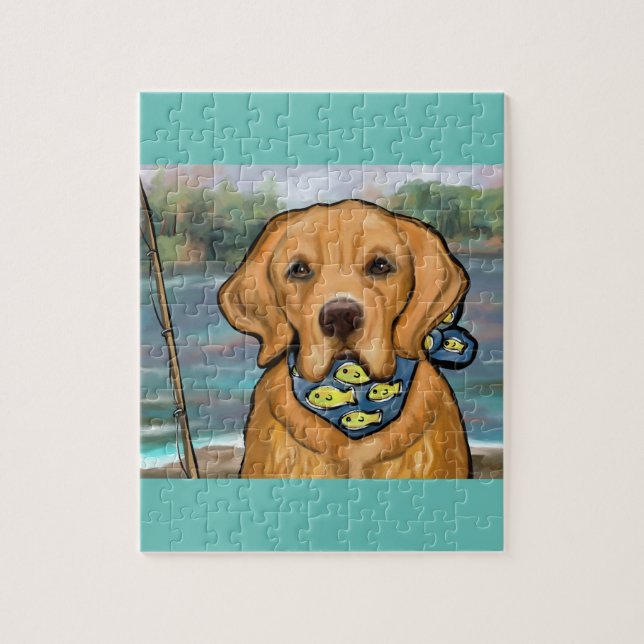 Golden Retriever Pussel (Vertikal)
