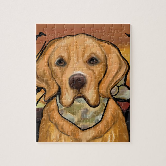 Golden Retriever Pussel (Vertikal)