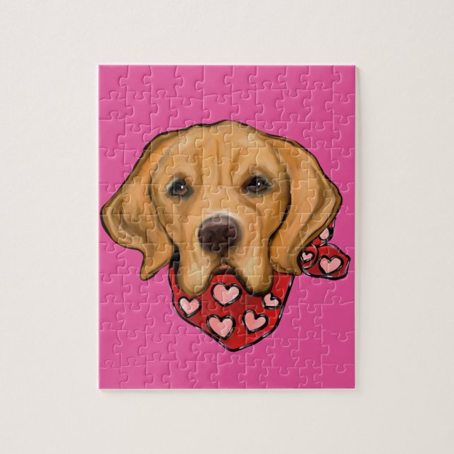 Golden Retriever Pussel (Vertikal)