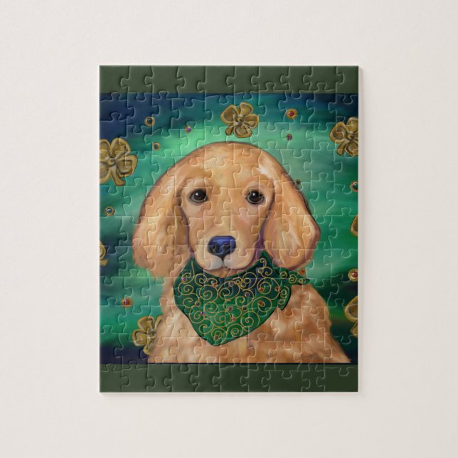 Golden Retriever Pussel (Vertikal)