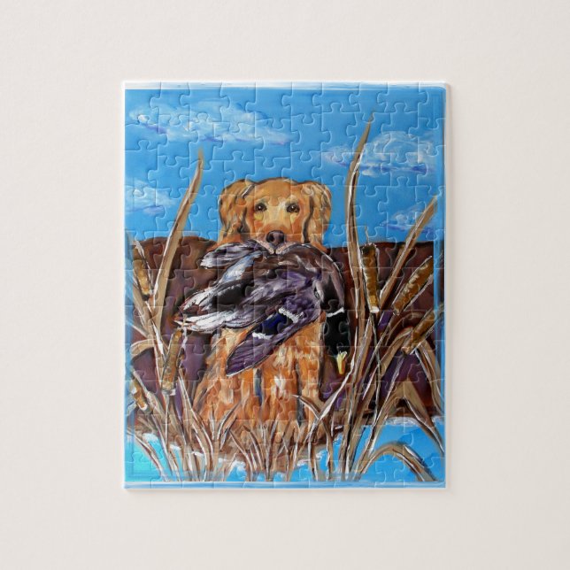 GOLDEN RETRIEVER PUSSEL (Vertikal)