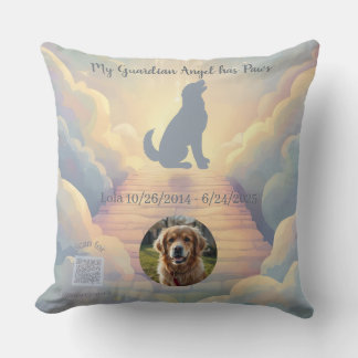 Golden Retriever Rainbow Bridge Memorial Pillow Kudde