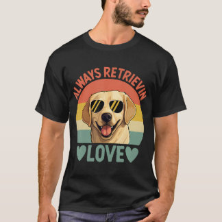 Golden Retriever Retrievin Kärlek Hund älskare Pup T Shirt
