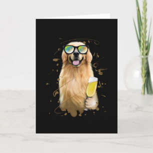 Golden Retriever Rolig hund gåvor Kärlek Kort
