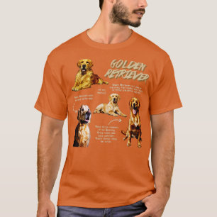 Golden Retriever Roligt Facts T Shirt