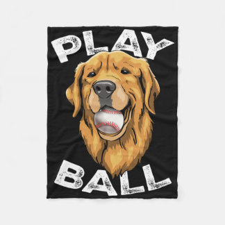 Golden Retriever Sälj Rolig Söt Golden Retriever  Fleecefilt