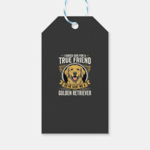 Golden Retriever sann vän hund Presentetikett
