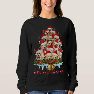 Golden Retriever Santa Hat Julafton Hundar Merry C T Shirt