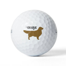 Golden Retriever Silhouette med eget namn