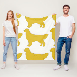 Golden Retriever silo Fleecefilt