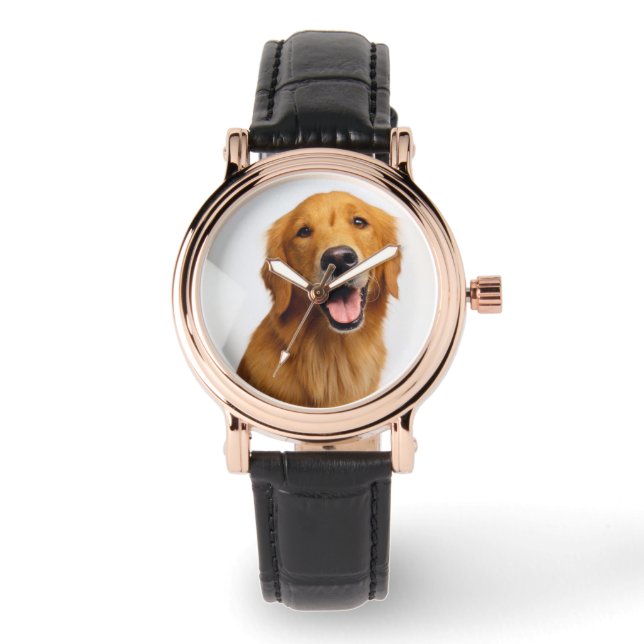 Golden Retriever Smile Armbandsur (Framsida)