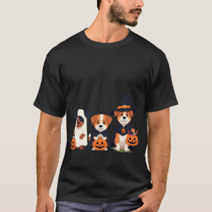 Golden Retriever Spöke Halloween Bus eller Bunta G T Shirt