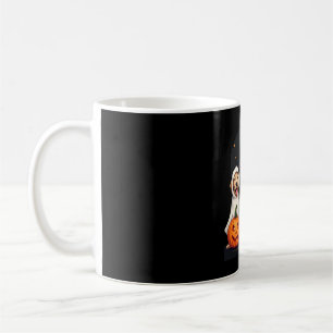 Golden Retriever Spöke Halloween Bus eller Godis G Kaffemugg