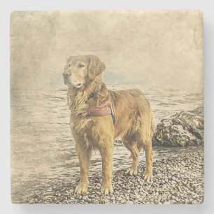 Golden Retriever Stenunderlägg