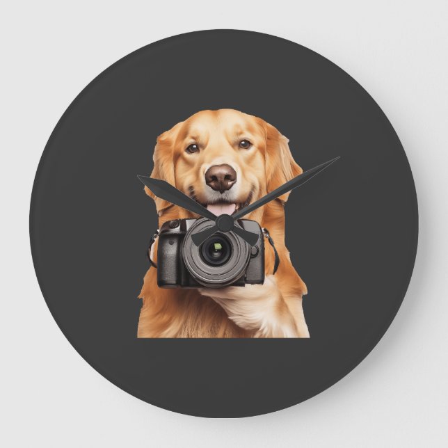 Golden Retriever Stor Klocka (Framsida)