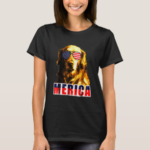 Golden Retriever Sunglasses T Shirt