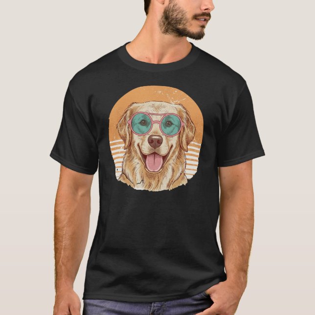Golden retriever t shirt (Framsida)