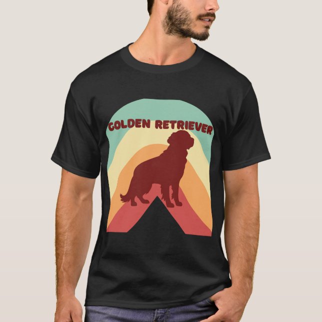Golden Retriever  T Shirt (Framsida)