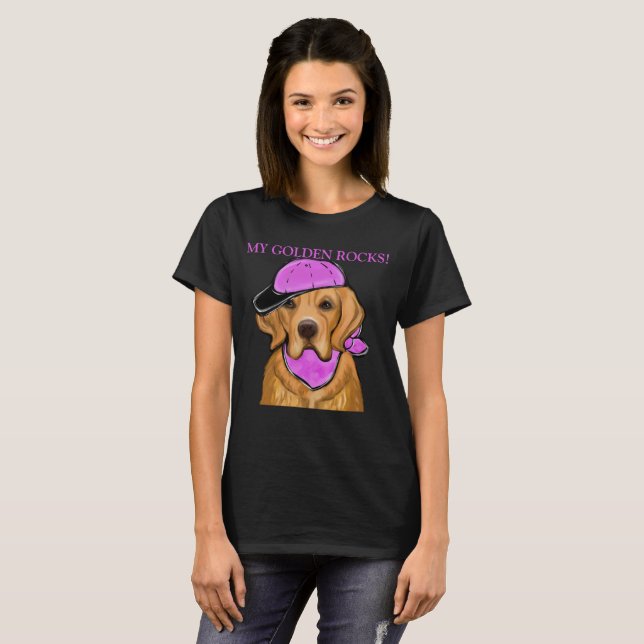 GOLDEN RETRIEVER  T SHIRT (Hel framsida)
