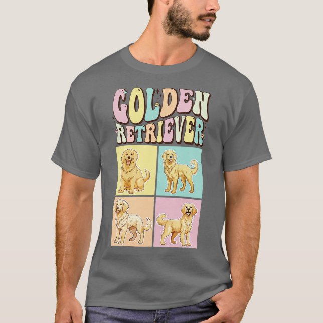 Golden Retriever T Shirt (Framsida)