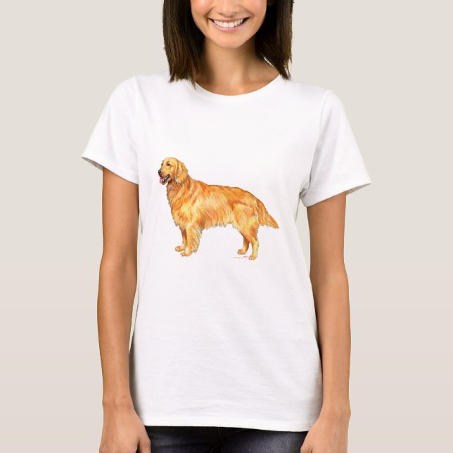 Golden Retriever T Shirt (Framsida)