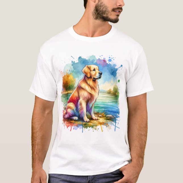 Golden Retriever T-shirt (Framsida)