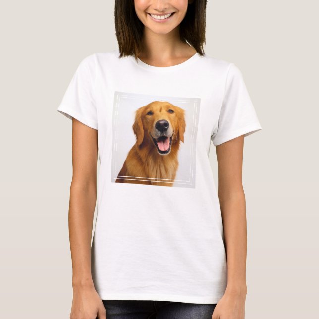 Golden Retriever T Shirt (Framsida)